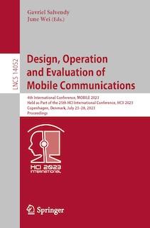 Couverture_Design, Operation and Evaluation of Mobile Communications