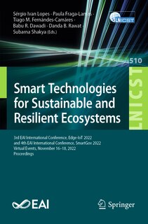 Couverture_Smart Technologies for Sustainable and Resilient Ecosystems