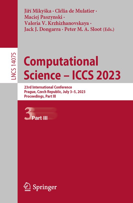 Front cover_Computational Science - ICCS 2023