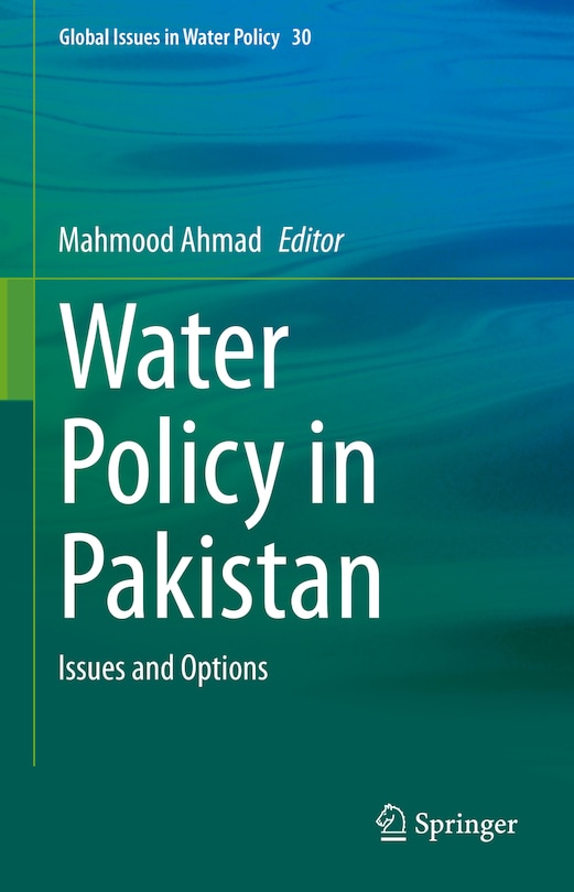 Couverture_Water Policy in Pakistan