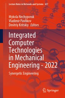 Front cover_Integrated Computer Technologies in Mechanical Engineering - 2022