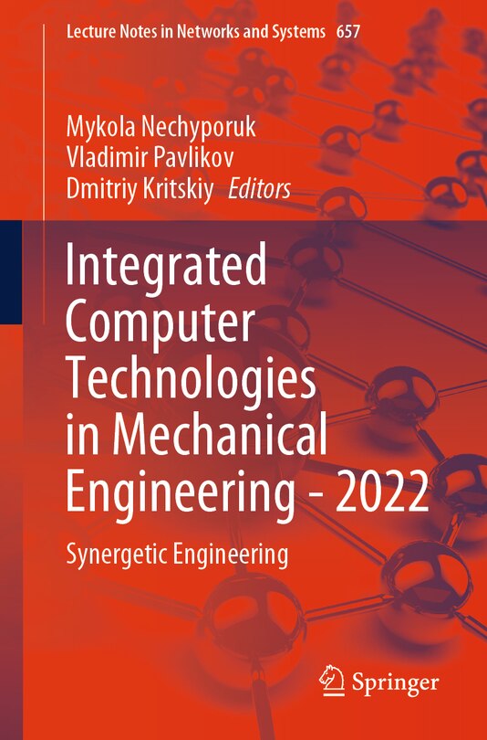 Front cover_Integrated Computer Technologies in Mechanical Engineering - 2022