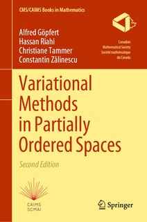 Front cover_Variational Methods in Partially Ordered Spaces
