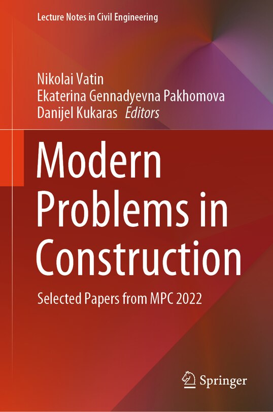 Front cover_Modern Problems in Construction