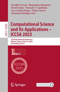 Front cover_Computational Science and Its Applications - ICCSA 2023