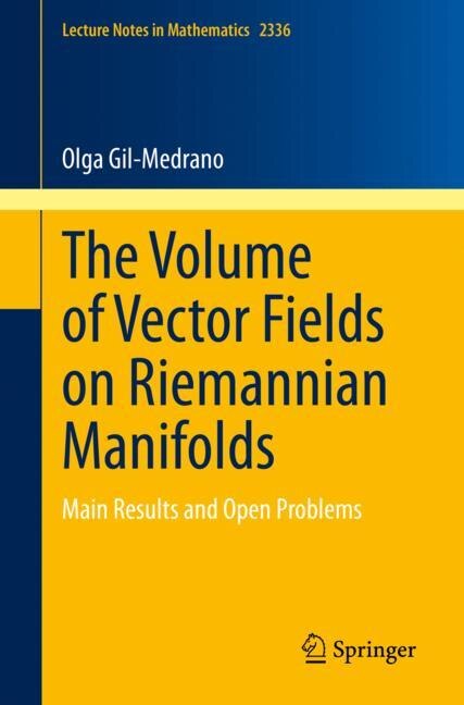 Couverture_The Volume of Vector Fields on Riemannian Manifolds