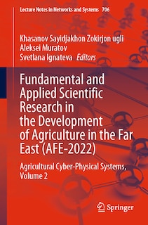 Couverture_Fundamental and Applied Scientific Research in the Development of Agriculture in the Far East (AFE-2022)