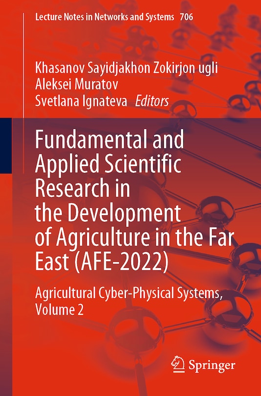 Couverture_Fundamental and Applied Scientific Research in the Development of Agriculture in the Far East (AFE-2022)