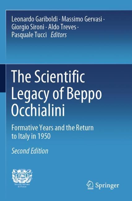 Couverture_The Scientific Legacy of Beppo Occhialini