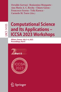 Couverture_Computational Science and Its Applications - ICCSA 2023 Workshops