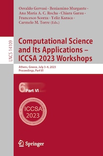 Front cover_Computational Science and Its Applications - ICCSA 2023 Workshops