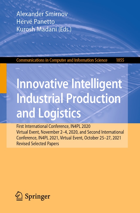 Front cover_Innovative Intelligent Industrial Production and Logistics