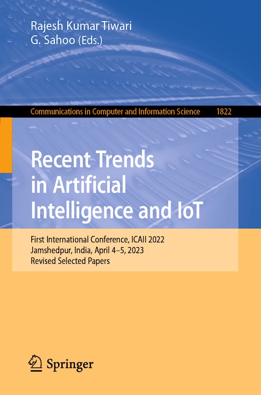 Front cover_Recent Trends in Artificial Intelligence and IoT