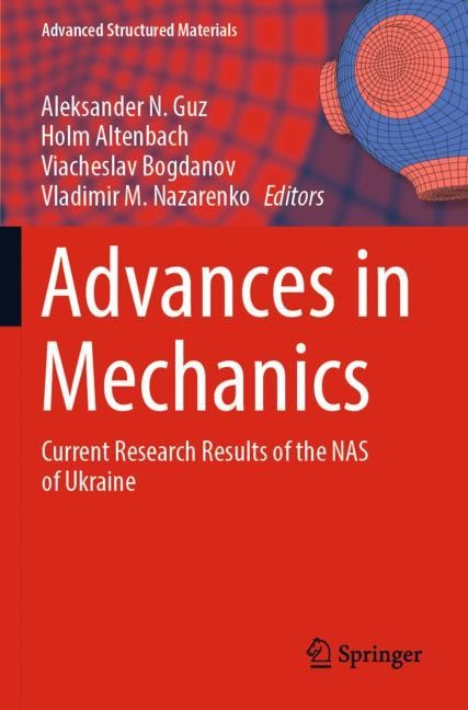 Couverture_Advances in Mechanics