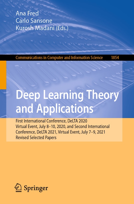 Front cover_Deep Learning Theory and Applications
