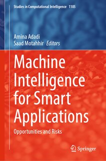 Couverture_Machine Intelligence for Smart Applications