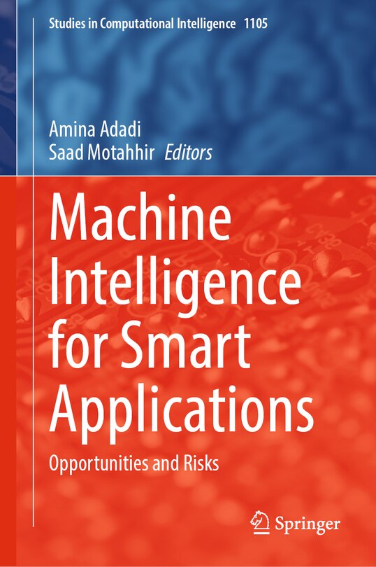 Couverture_Machine Intelligence for Smart Applications