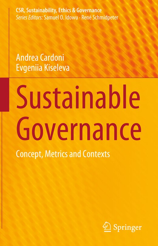 Front cover_Sustainable Governance