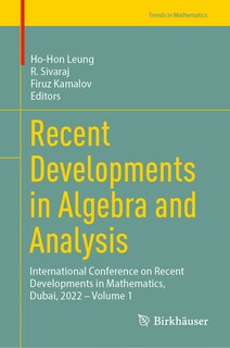 Couverture_Recent Developments in Algebra and Analysis