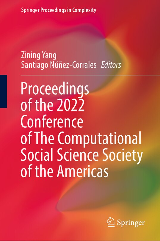 Couverture_Proceedings of the 2022 Conference of The Computational Social Science Society of the Americas