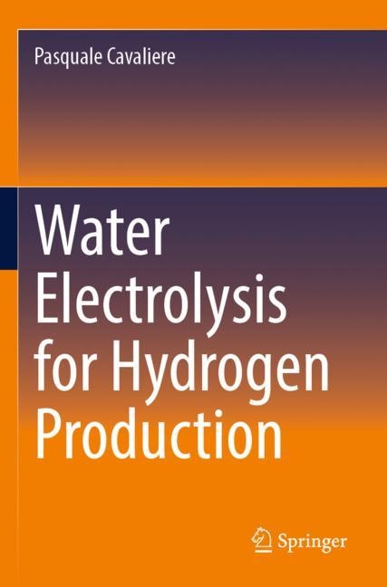Front cover_Water Electrolysis for Hydrogen Production