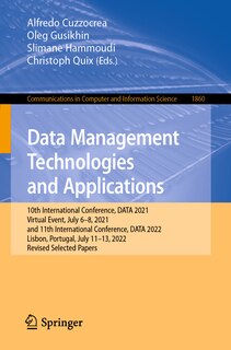 Front cover_Data Management Technologies and Applications