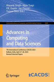 Front cover_Advances in Computing and Data Sciences
