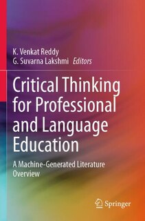Front cover_Critical Thinking for Professional and Language Education
