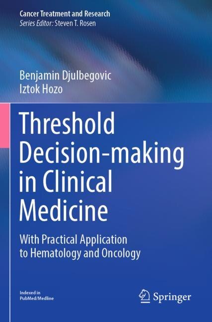 Front cover_Threshold Decision-making in Clinical Medicine