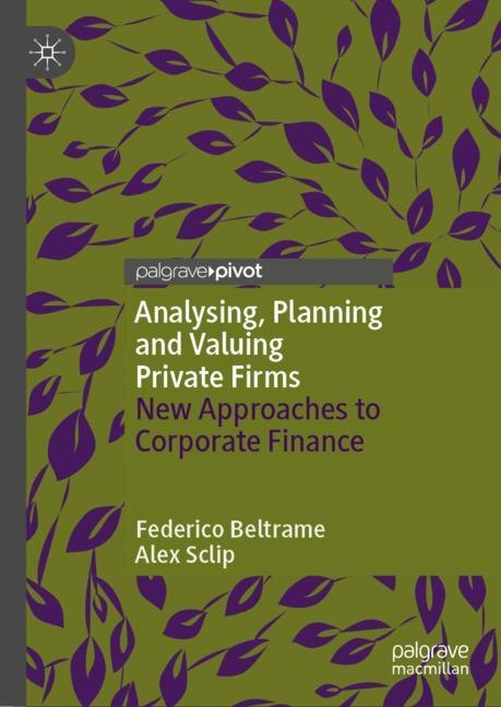 Front cover_Analysing, Planning and Valuing Private Firms