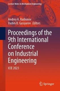 Front cover_Proceedings of the 9th International Conference on Industrial Engineering