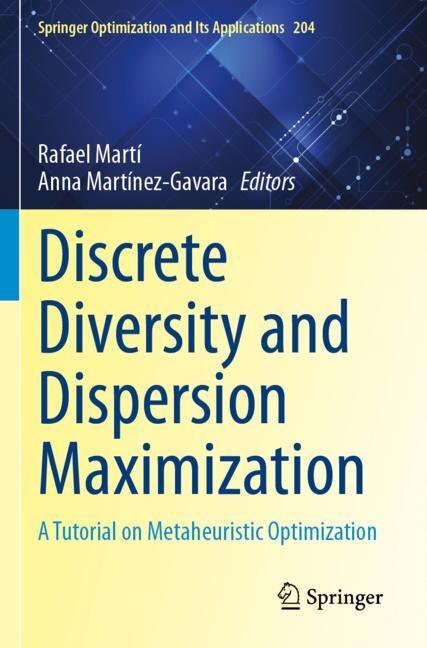 Front cover_Discrete Diversity and Dispersion Maximization