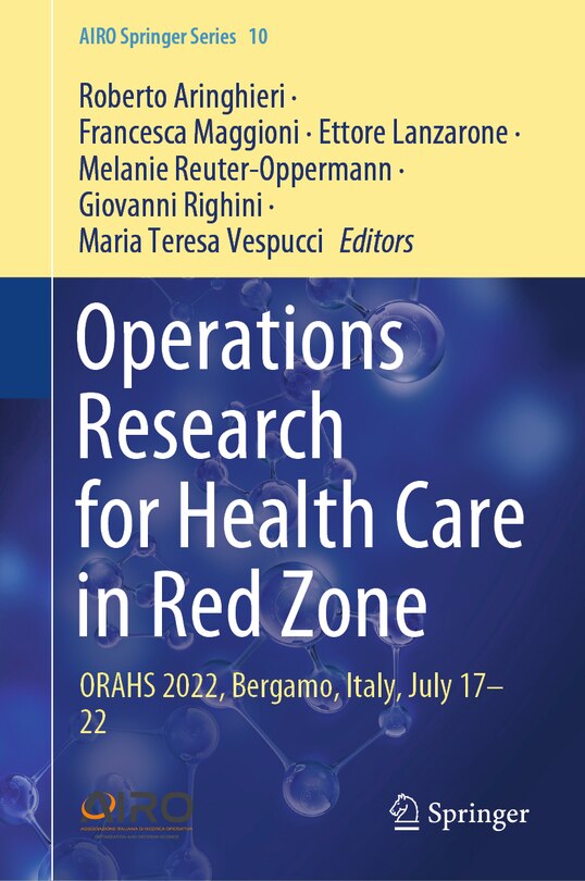 Couverture_Operations Research for Health Care in Red Zone