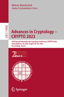Couverture_Advances in Cryptology - CRYPTO 2023