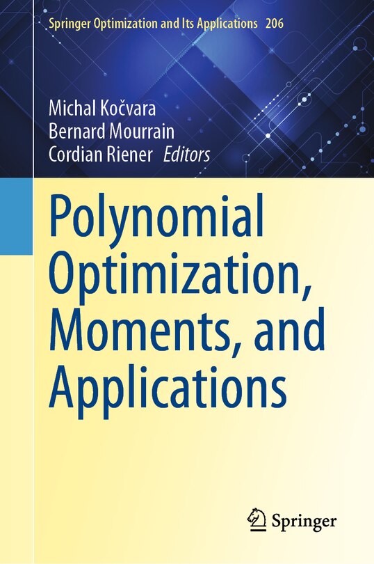 Front cover_Polynomial Optimization, Moments, and Applications