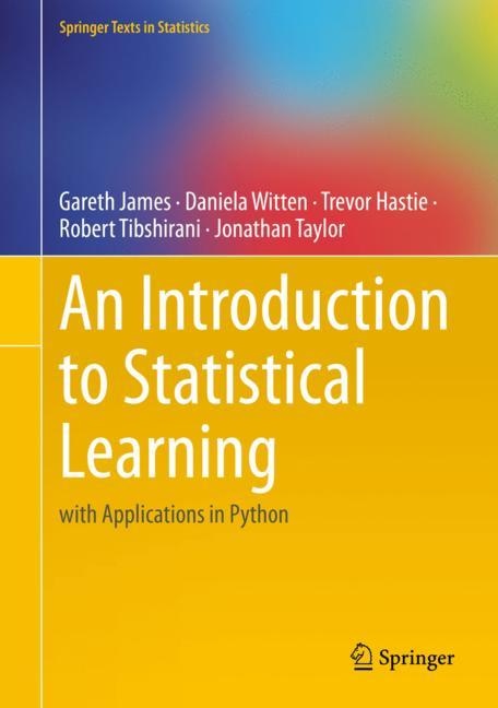Front cover_An Introduction to Statistical Learning