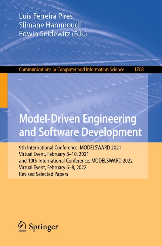 Front cover_Model-Driven Engineering and Software Development
