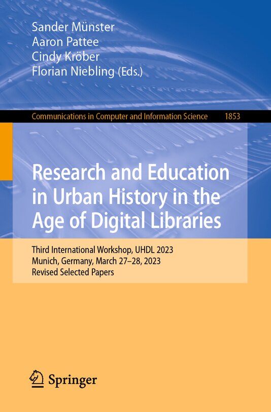 Couverture_Research and Education in Urban History in the Age of Digital Libraries