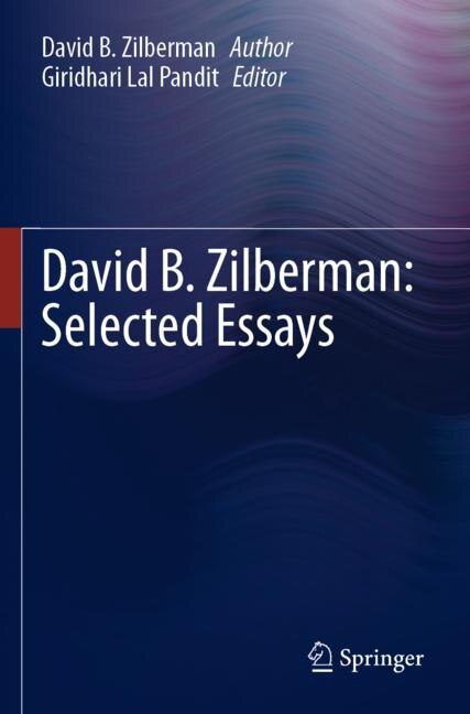 Couverture_David B. Zilberman