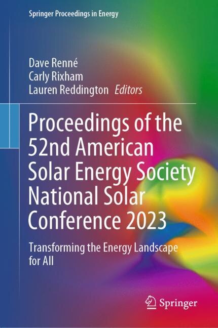 Front cover_Proceedings of the 52nd American Solar Energy Society National Solar Conference 2023