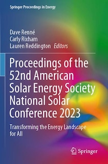 Couverture_Proceedings of the 52nd American Solar Energy Society National Solar Conference 2023