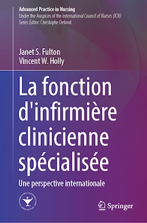 Front cover_La fonction d'infirmiere clinicienne specialisee