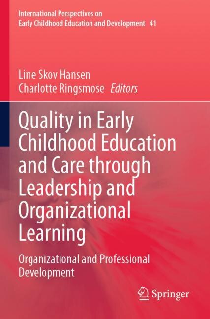 Couverture_Quality in Early Childhood Education and Care through Leadership and Organizational Learning