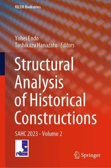 Front cover_Structural Analysis of Historical Constructions
