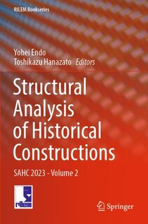 Front cover_Structural Analysis of Historical Constructions