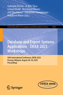 Couverture_Database and Expert Systems Applications - DEXA 2023 Workshops