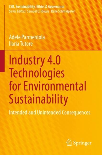 Front cover_Industry 4.0 Technologies for Environmental Sustainability