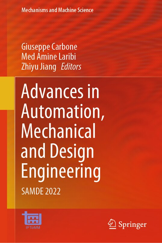 Couverture_Advances in Automation, Mechanical and Design Engineering