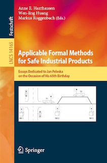 Couverture_Applicable Formal Methods for Safe Industrial Products
