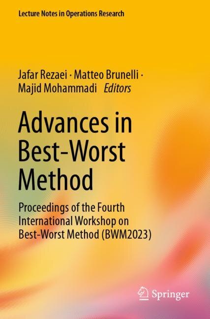 Front cover_Advances in Best-Worst Method